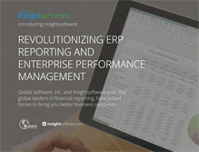 Tablet Screenshot of insightsoftware.com